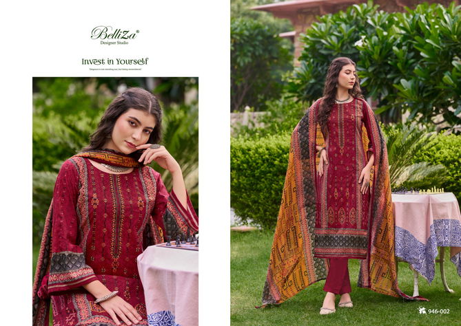 Bin Saeed Vol 5 By Belliza Cotton Digital Printed Dress Material Wholesale Price In Surat
